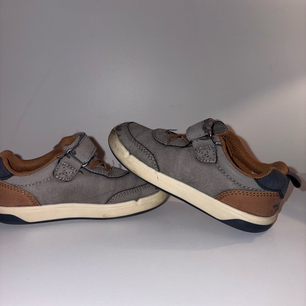 Stride Rite Toddler Boys Maxwell Casual Sneakers – Gray Toddler Size 9 - Picture 2 of 6